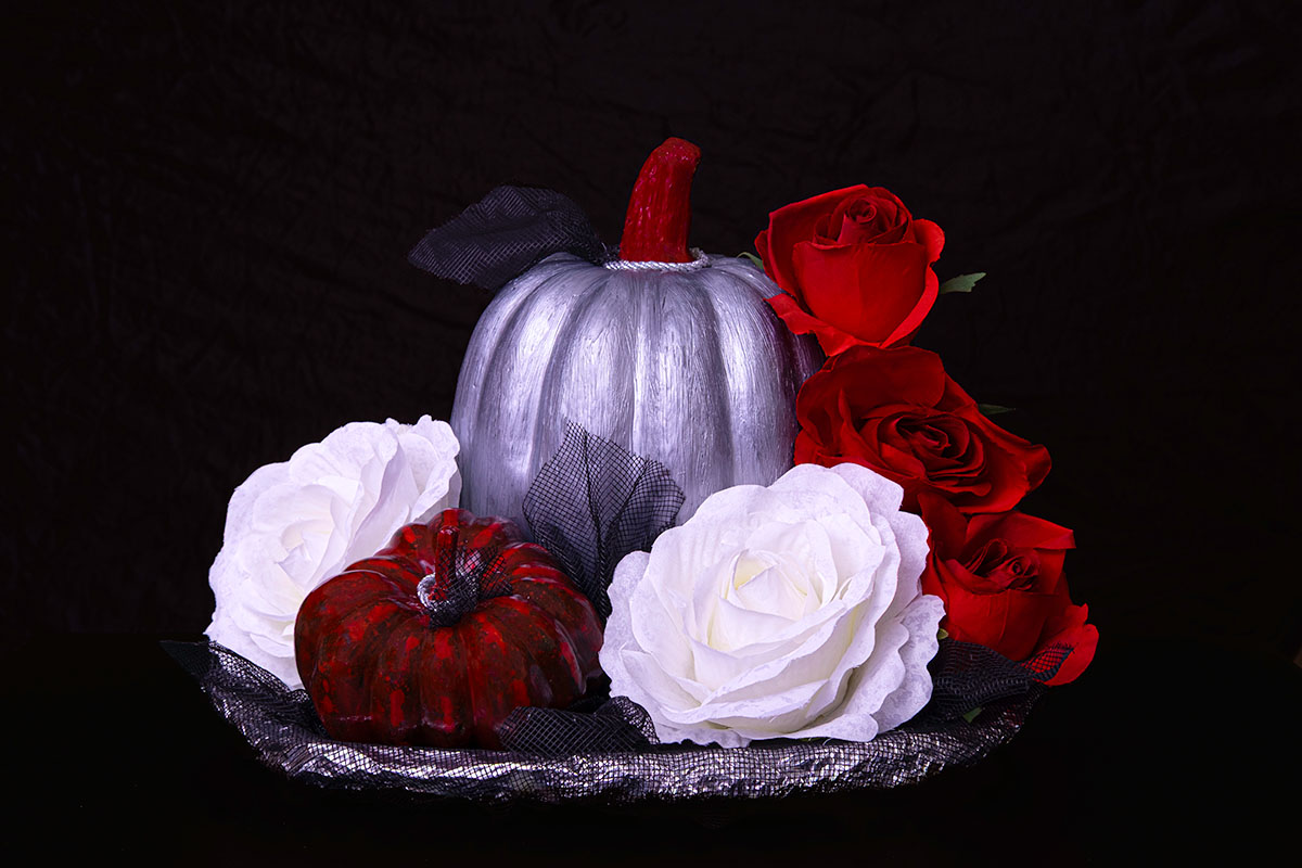 Centrotavola di Halloween 2026 realizzato da TulipanoRosa